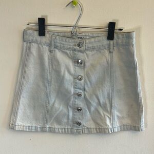 Forever 21 Button Up Denim Skirt